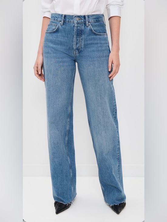 Anine Bing Denim - Anine Bing Hugh jeans in Panama blue